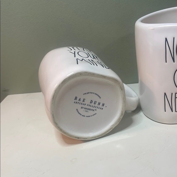 White Ceramic Mugs Set - Inspirational Quotes - Picture 2 of 2